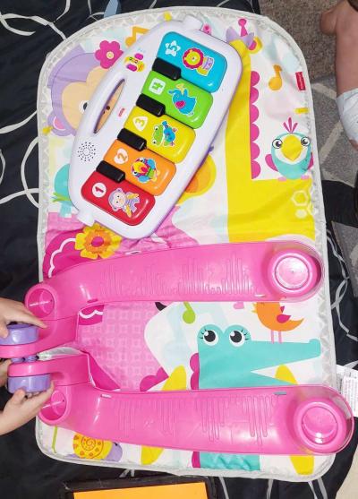 tummy time mat with piano - Thumbnail 4