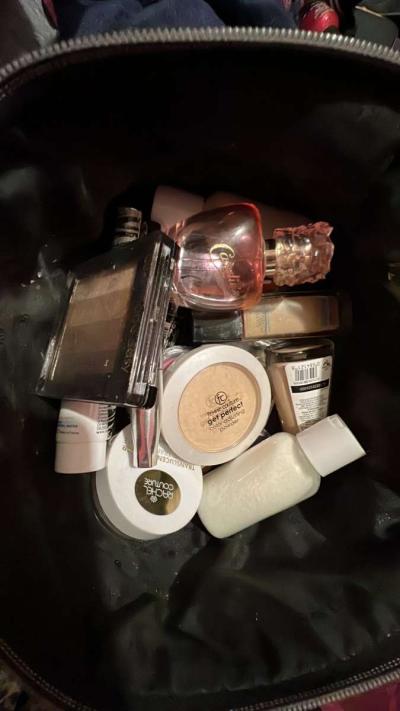 bundle of make up scarfs and socks also hats - Thumbnail 3