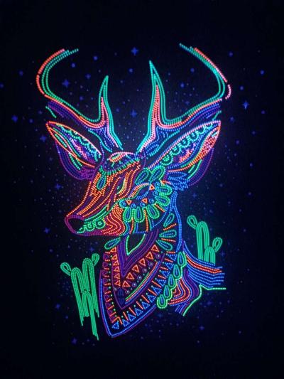 black light tshirt mexico t shirt - Lodi, California