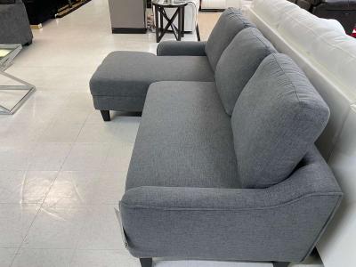 Jarreau aShley Sleeper Sectional in stock  grey on display - Thumbnail 3