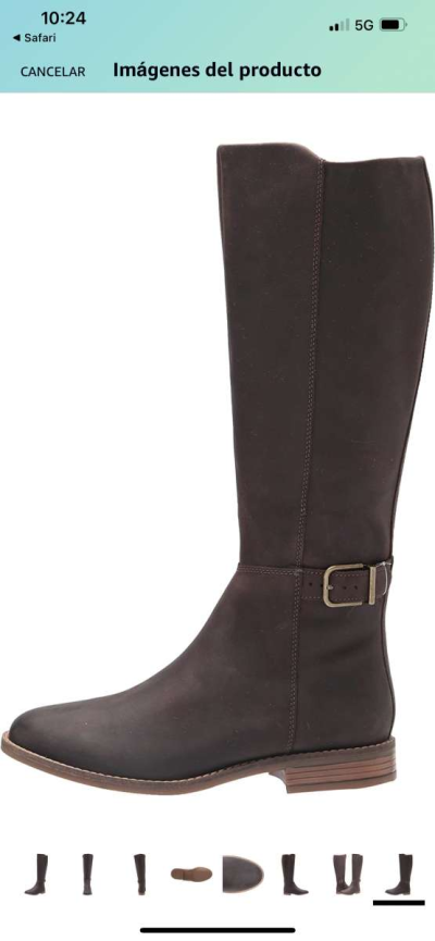 Clarks Knee High Boots - Thumbnail 2