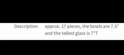 vintage Lenox glassware and emerald bowls - Thumbnail 2