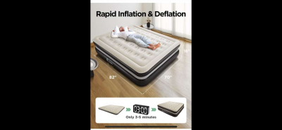 king air mattress with built in pump - Thumbnail 4