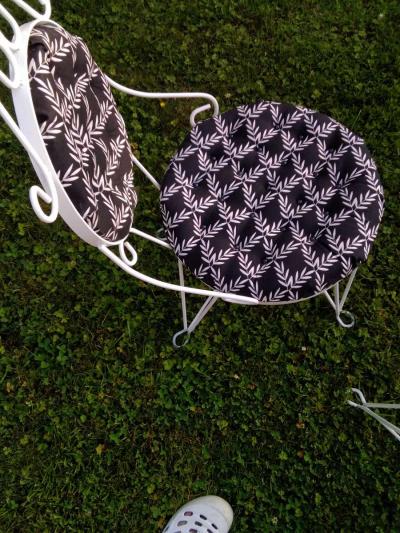 set of vintage vanity chairs - Thumbnail 4