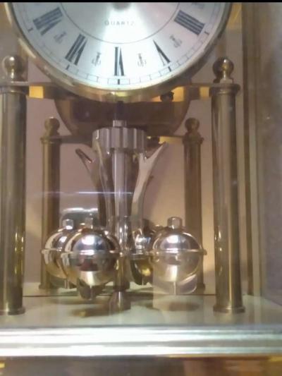 vintage Devon Mantel clock with chimes from Germany - Thumbnail 3