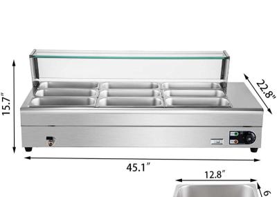 NEW electric food warmer WITH SIX TRAYS OR MORE DEPENDING ON - Thumbnail 3