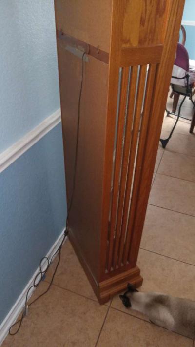 Ridgeway Grandfather Clock Oak Wood Furniture Collectible - Thumbnail 4