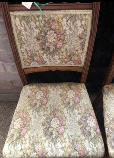 antique victorian late 1800s chairs  set of 4 - Thumbnail 2