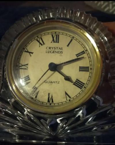 Godinger crystal mantel clock - Thumbnail 6