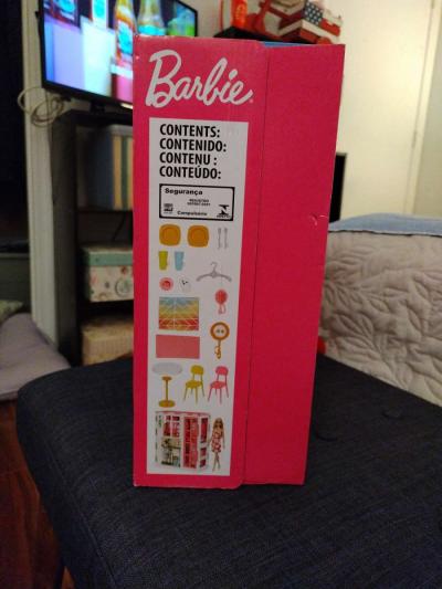 brand new Barbie fold and go play set barbie included - Thumbnail 2