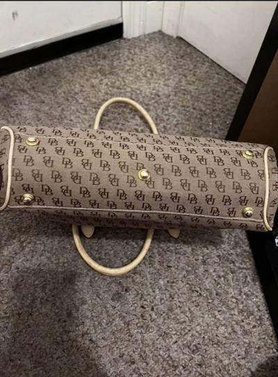 Dooney  Bourke Monogram Buckle Satchel  PreOwned - Thumbnail 2
