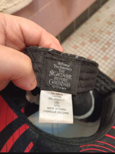 Nightmare Before Christmas Fitted Hat - Thumbnail 4