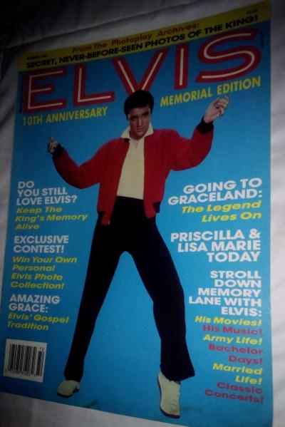 1987 ELVIS 10TH ANNIVERSARY MEMORIAL EDITION MAGAZINE - Thumbnail 6
