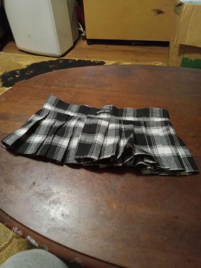 Black and white skirt