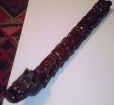 chopsticks case cigarette holder bronze candle holder - Thumbnail 2