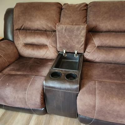 reclining love seat with console - Thumbnail 2