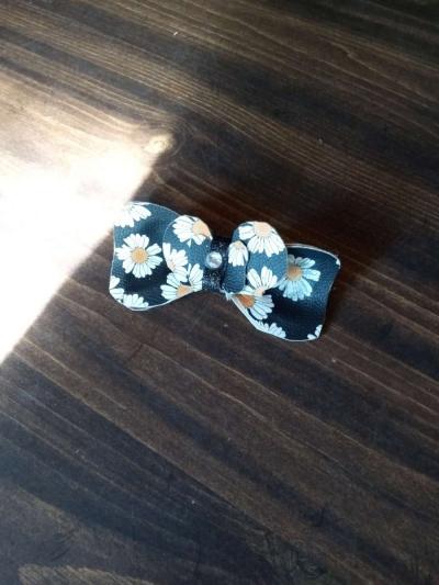ribbon and fabric and leather hair or gift bows - Thumbnail 4