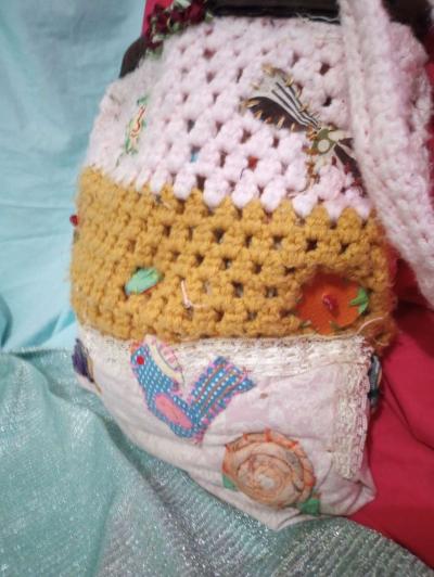 Vintage Style Crocheted Purse - Thumbnail 3