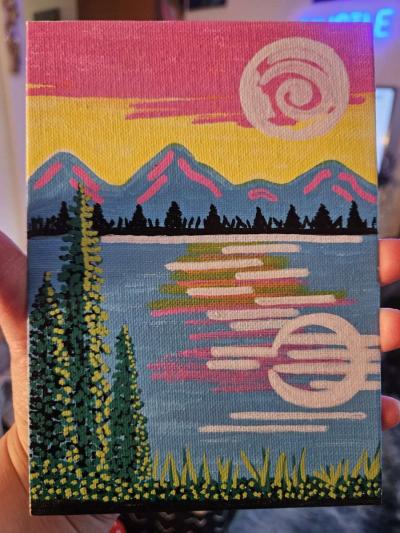 Hand Painted Acrylic Canvases - Thumbnail 4