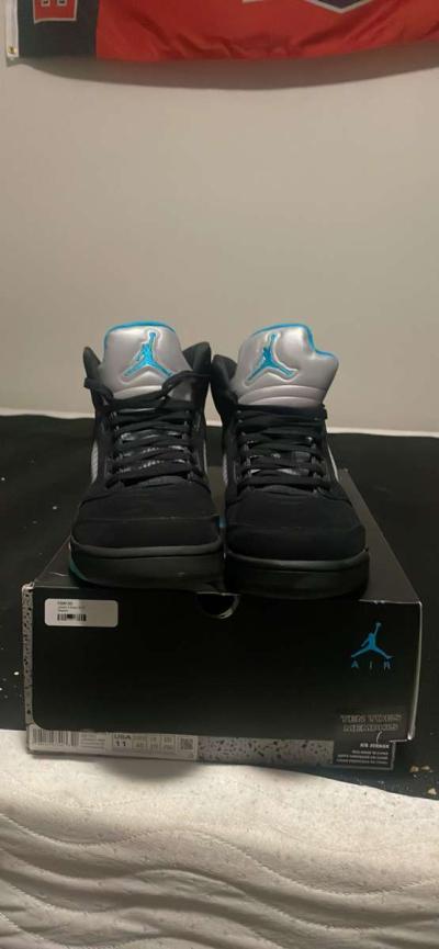 air Jordan retro 5 aqua size 11 - Thumbnail 3