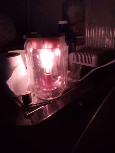 Clear light up candle burned - Thumbnail 2