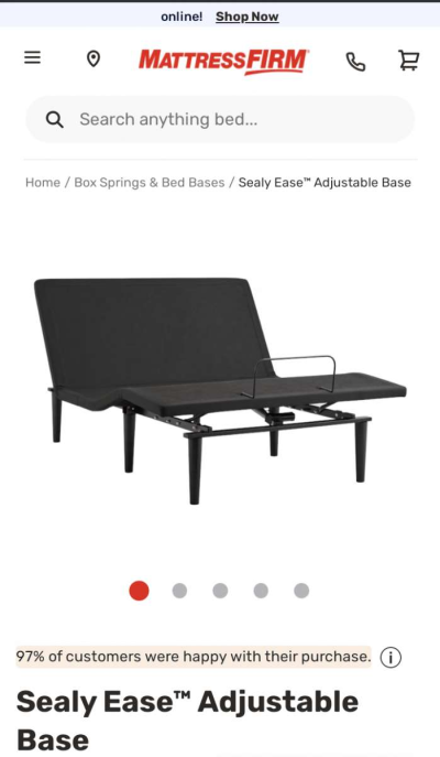 Brand New adjustable base Tempur Sealy - Thumbnail 2