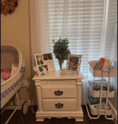 wood bedroom set 2 night stands Long Dresser and Tall Dresser with Headboard - Thumbnail 4