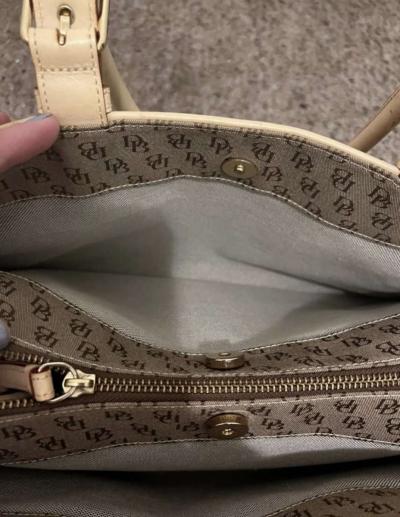 Dooney  Bourke Monogram Buckle Satchel  PreOwned - Thumbnail 5