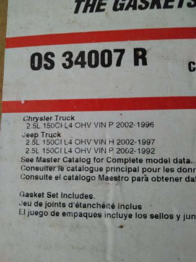 new pants gasket oem - Thumbnail 2