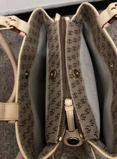 Dooney  Bourke Monogram Buckle Satchel  PreOwned - Thumbnail 4