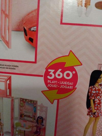 brand new Barbie fold and go play set barbie included - Thumbnail 4