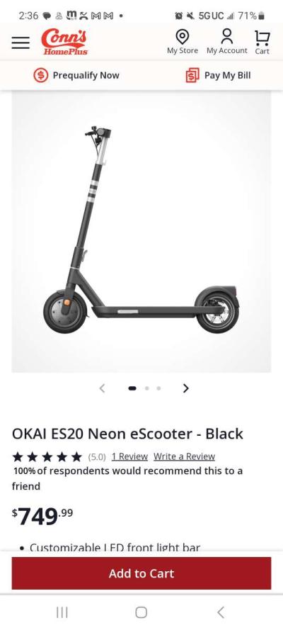 electric scooter - Thumbnail 4