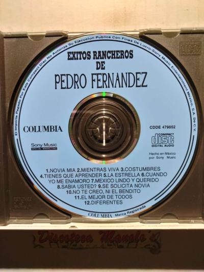 PEDRO FERNANDEZ EXITOS RANCHEROS CD USADO EN EXC COND - Thumbnail 2