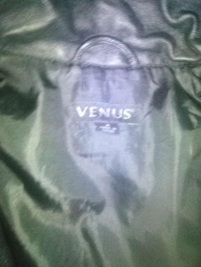 womens black leather jacket - Thumbnail 2