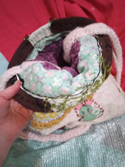 Vintage Style Crocheted Purse - Thumbnail 6