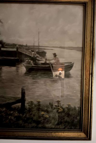 antique beautiful 1930s painting - Thumbnail 5