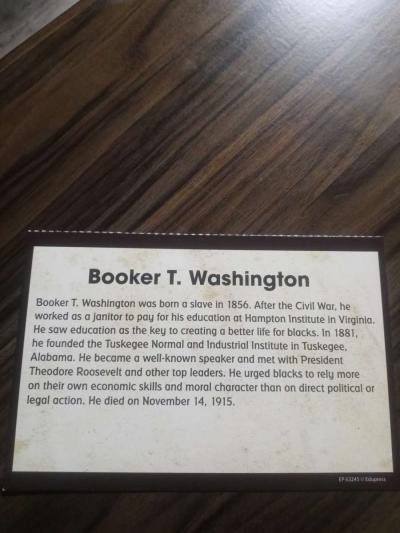 BOOKER T WASHINGTON PORTRAIT - Thumbnail 2