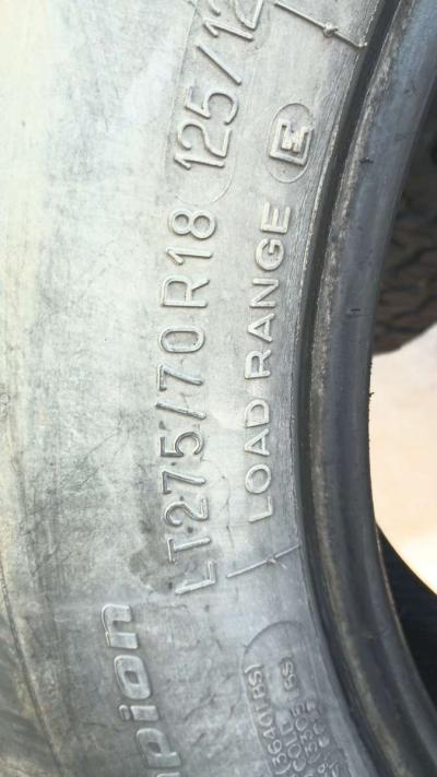 BF Goodrich All Terrain Baja Champ LT275 70 18 - Thumbnail 3