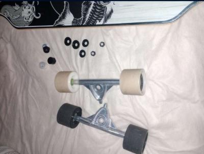 yin and yang longboard - Thumbnail 5