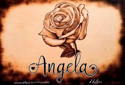 Portraits burned on wood - Thumbnail 3