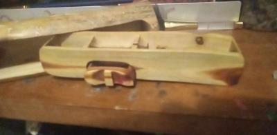 hand made cedar jewelery box with secret stash behind drawer - Thumbnail 4