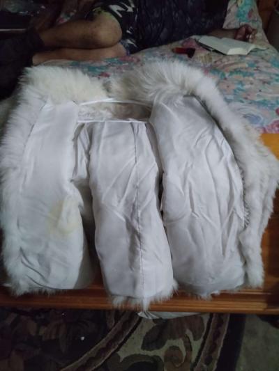 Blue fox fur coat - Thumbnail 3