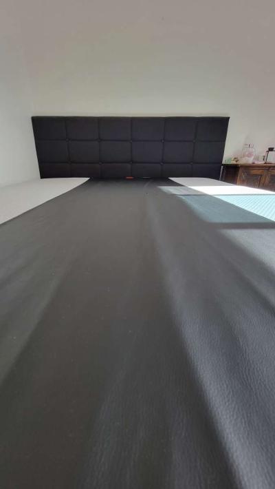 Queen memory foam mattress with a bed frame - Thumbnail 4