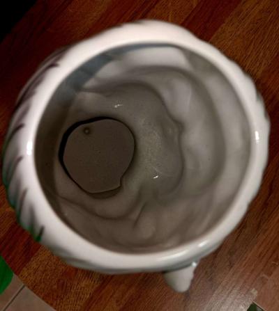 vintage 13 in porcelain painted female beauty head - Thumbnail 6