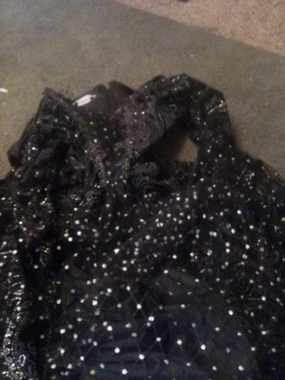 Dress with sparkles
