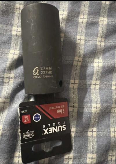 Sunex 227ZMD 27mm 12 Drive  Point Deep Impact Socket Metri - Thumbnail 2