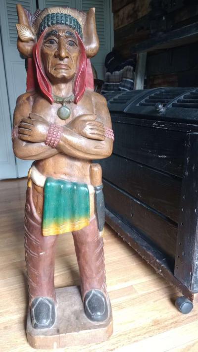 cigar shop wooden Indian - Thumbnail 4