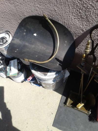 fireplace tools really nice for being about 40 years old - Thumbnail 3