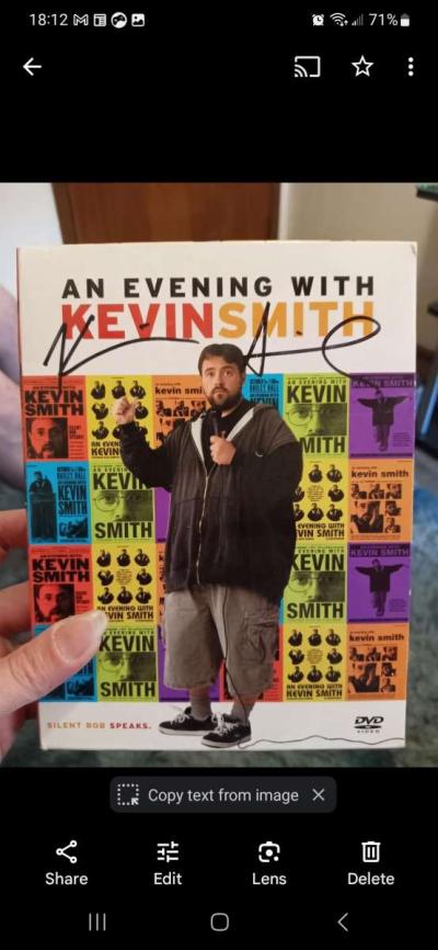 Signed Kevin Smith 2 disc DVD - Thumbnail 2