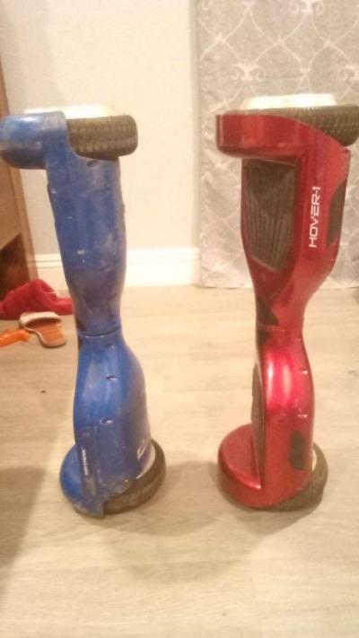 blue hoverboard - Thumbnail 2